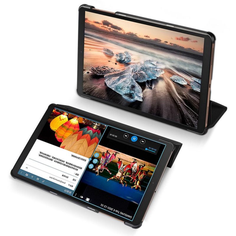 Smart Case Samsung Galaxy Tab A 10.1 (2019) Schwarz Domo Serie Dux-Ducis