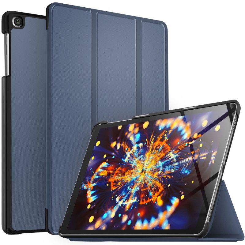 Smart Case Samsung Galaxy Tab A 10.1 (2019) Schwarz Dreifach Gefaltete Verstärkte Ecken