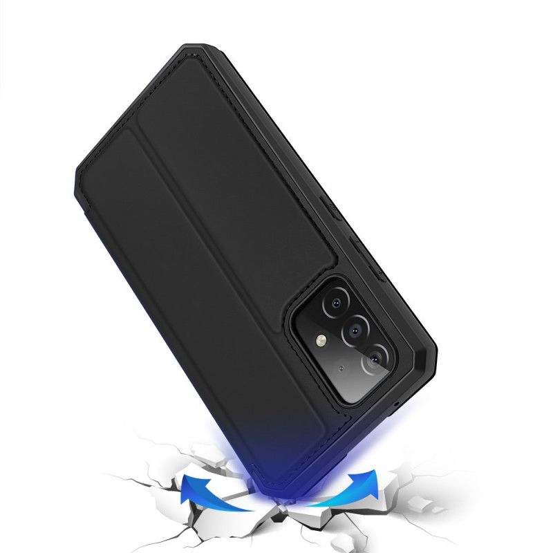 Flip Case Für Samsung Galaxy A52 4G / A52 5G Schwarz Haut X Serie Dux Ducis