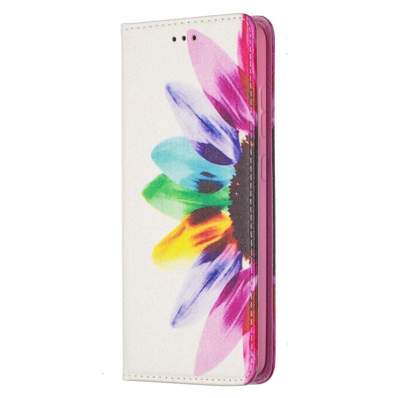 Flip Case Samsung Galaxy A52 4G / A52 5G Aquarellblume