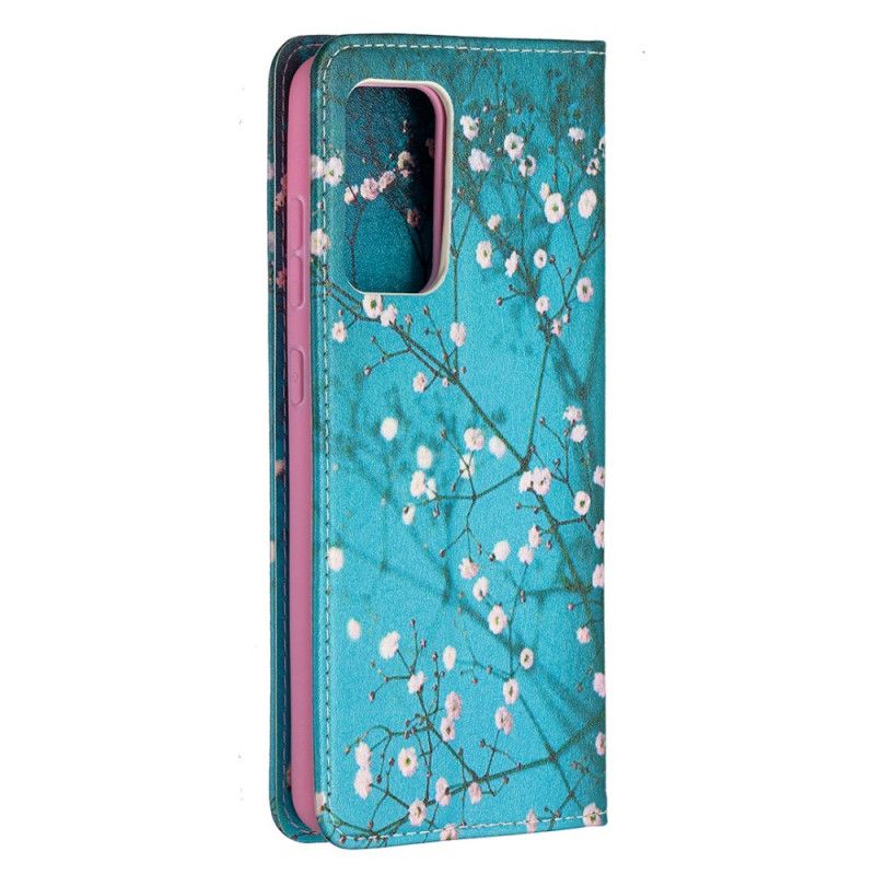 Flip Case Samsung Galaxy A52 4G / A52 5G Blühende Zweige