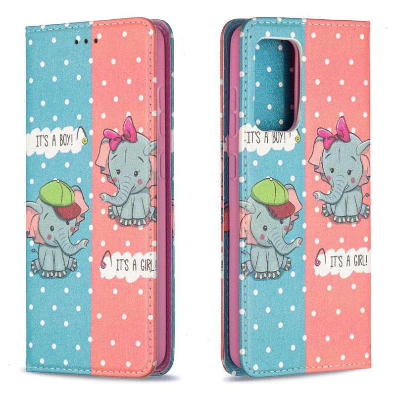 Flip Case Samsung Galaxy A52 4G / A52 5G Elefantenbaby