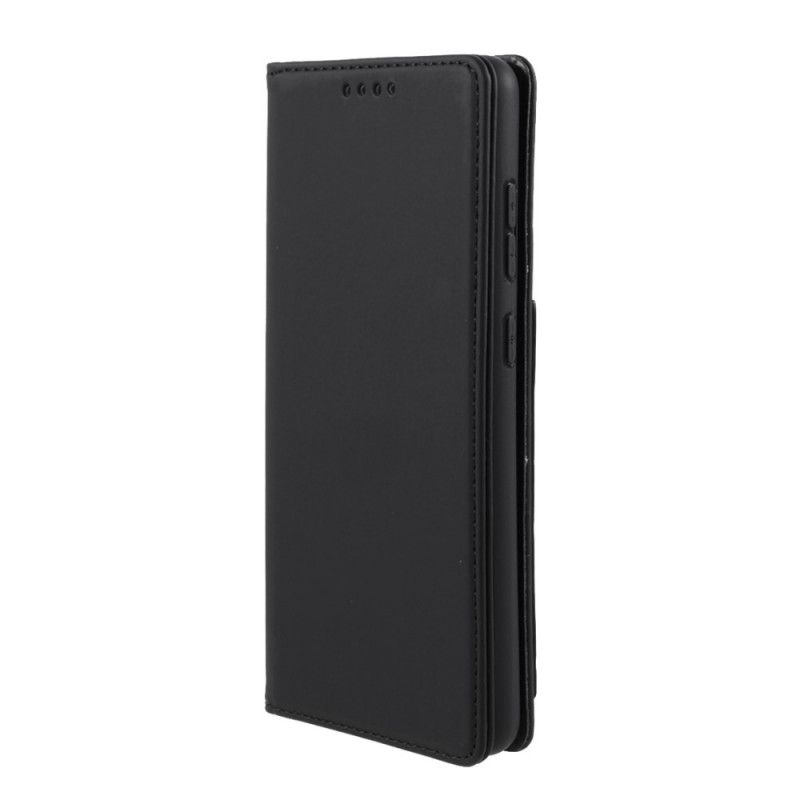 Flip Case Samsung Galaxy A52 4G / A52 5G Schwarz Inhaber Einer Unterstützungskarte