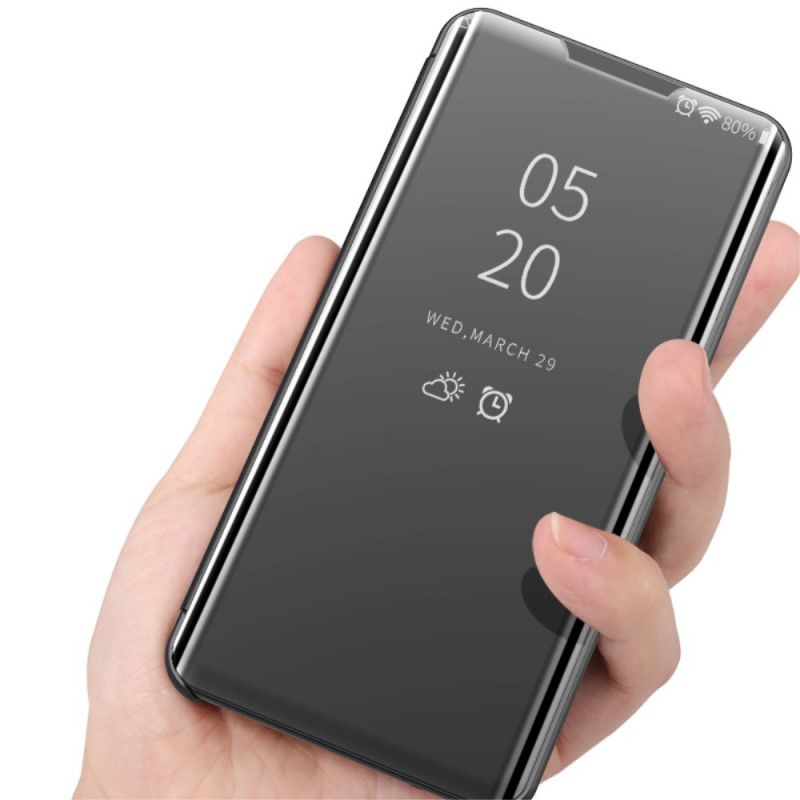 Flip Case Samsung Galaxy A52 4G / A52 5G Schwarz Spiegel