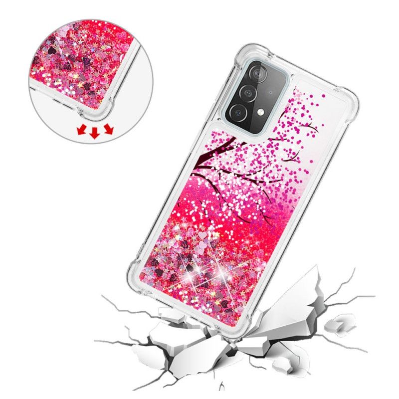 Hülle Samsung Galaxy A52 4G / A52 5G Glitzerbaum