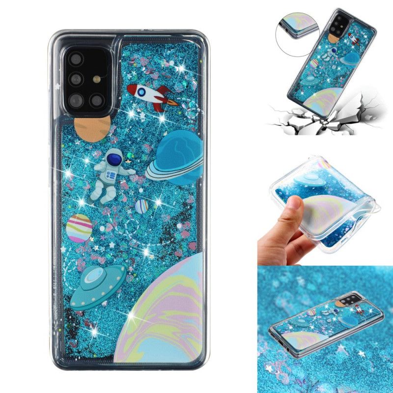 Hülle Samsung Galaxy A52 4G / A52 5G Glitzerraum