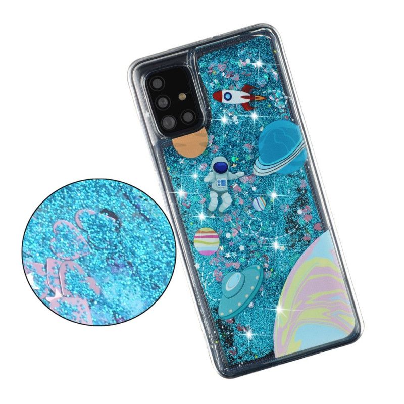 Hülle Samsung Galaxy A52 4G / A52 5G Glitzerraum