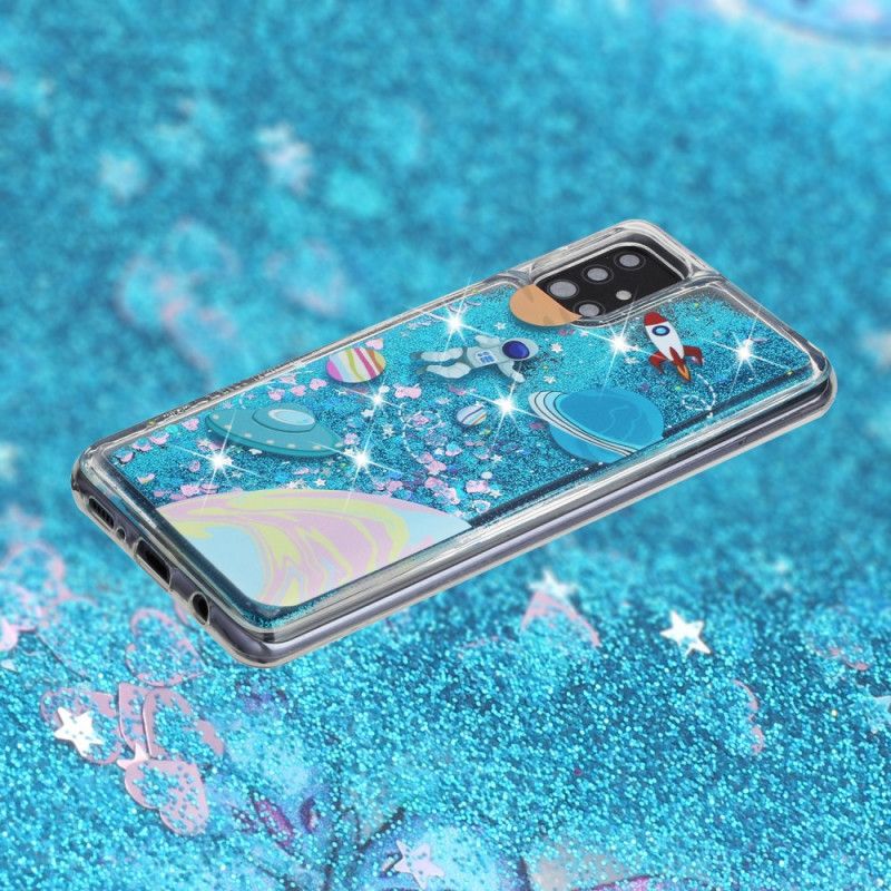 Hülle Samsung Galaxy A52 4G / A52 5G Glitzerraum