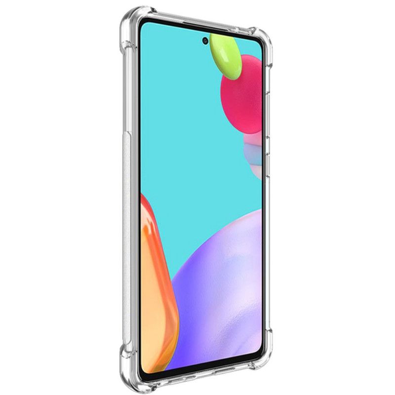 Hülle Samsung Galaxy A52 4G / A52 5G Grau Imak Seidig