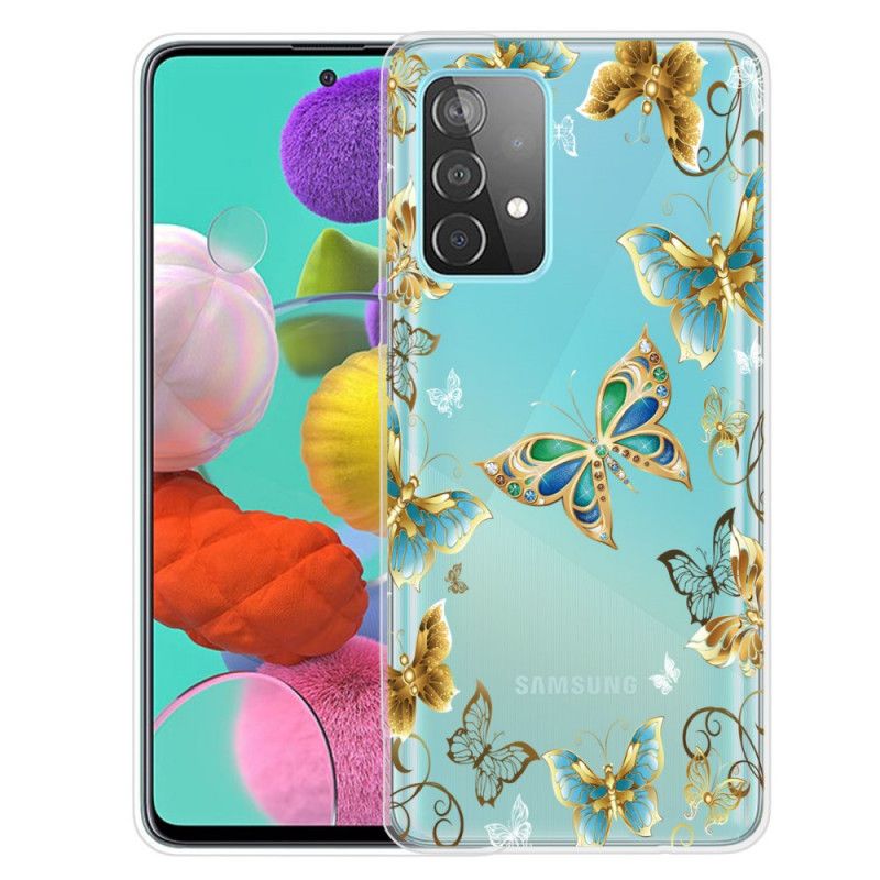 Hülle Samsung Galaxy A52 4G / A52 5G Handyhülle Design Schmetterlinge