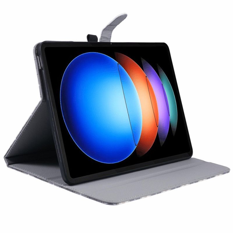 Lederhüllen Xiaomi Pad 6s Pro Handyhülle Mustergitter
