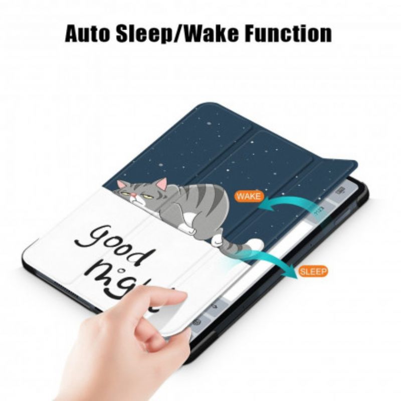 Verstärktes Smart Case Xiaomi Pad 5 Gute Nacht