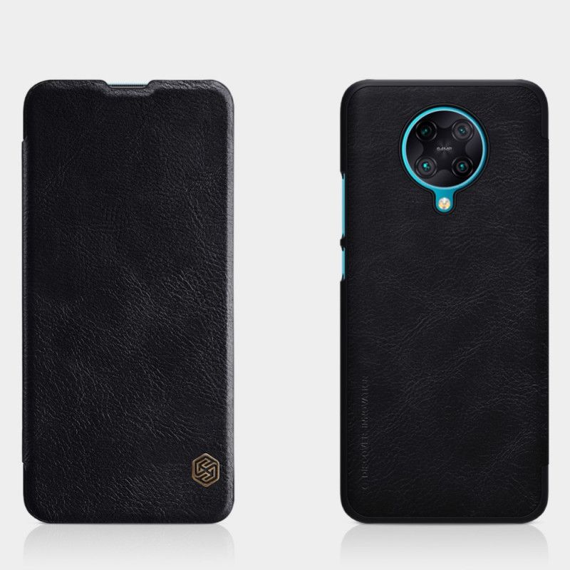 Flip Case Xiaomi Poco F2 Pro Schwarz Nillkin-Qin-Serie