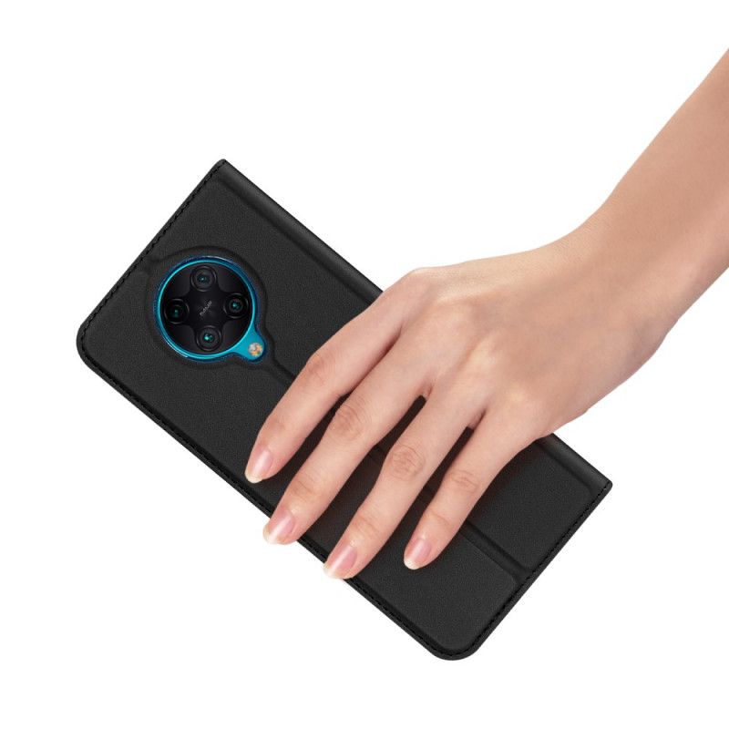 Flip Case Xiaomi Poco F2 Pro Schwarz Pro-Dux-Ducis-Haut