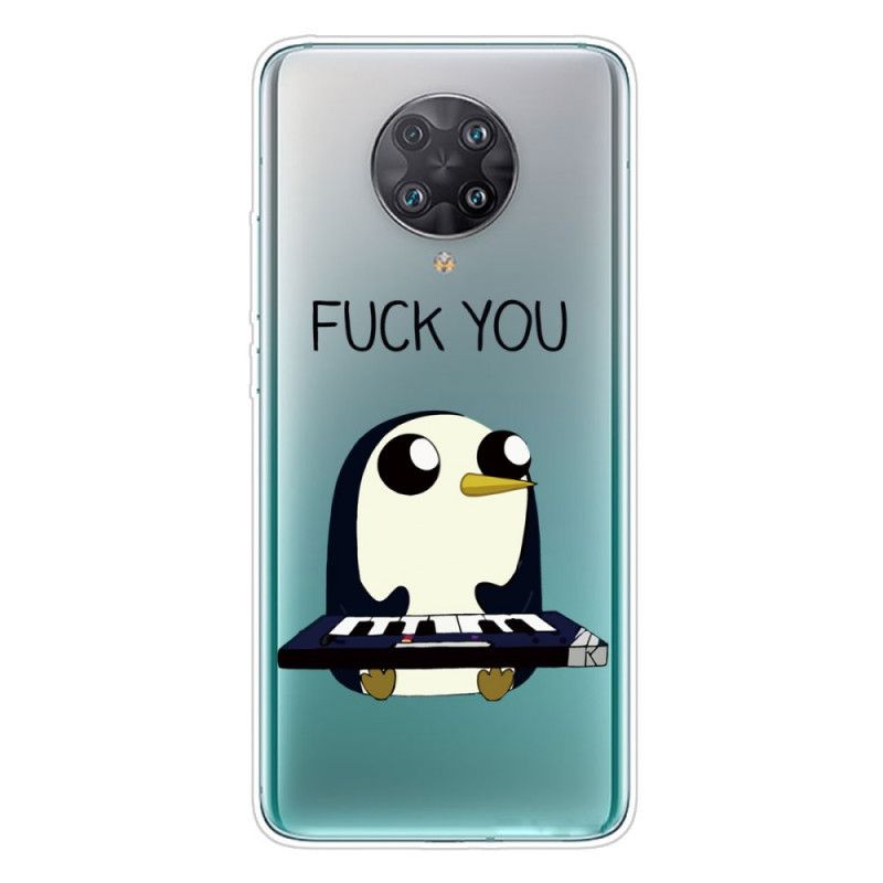 Hülle Für Xiaomi Poco F2 Pro Pinguin Fick Dich