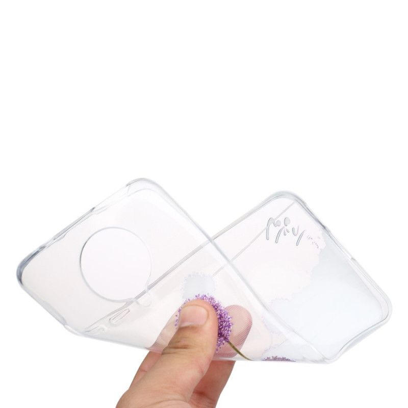 Hülle Xiaomi Poco F2 Pro Handyhülle Transparenter Farbiger Löwenzahn