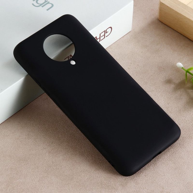 Hülle Xiaomi Poco F2 Pro Schwarz Flüssiges Silikondesign