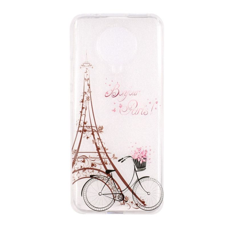 Hülle Xiaomi Poco F2 Pro Transparent Hallo Paris