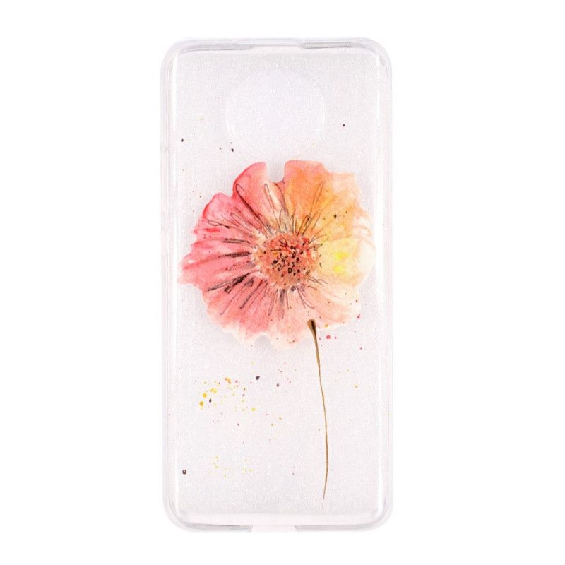 Hülle Xiaomi Poco F2 Pro Transparente Aquarellmohnblume