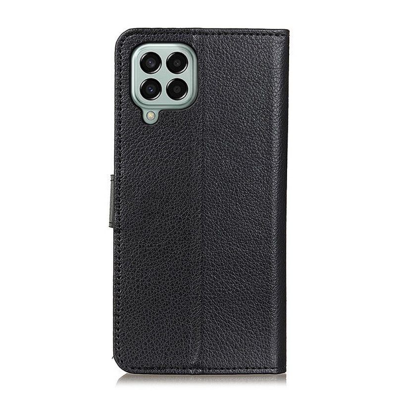 Flip Case Für Samsung Galaxy M33 5G Traditionelles Kunstleder