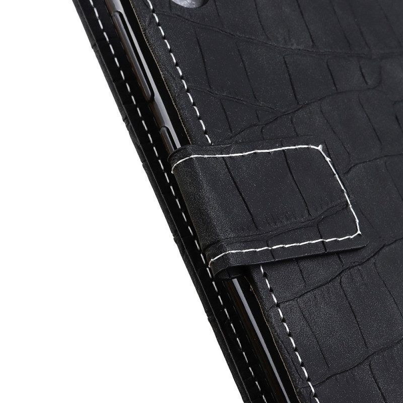 Lederhüllen Für Samsung Galaxy M33 5G Krokodilhaut-effekt
