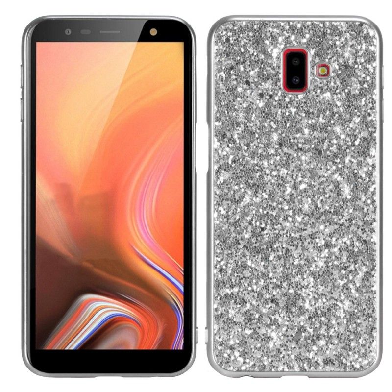 Hülle Samsung Galaxy J6 Plus Rot Handyhülle Ich Bin Glitzernd