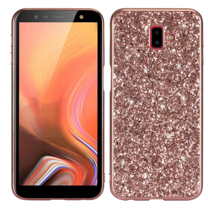 Hülle Samsung Galaxy J6 Plus Rot Handyhülle Ich Bin Glitzernd