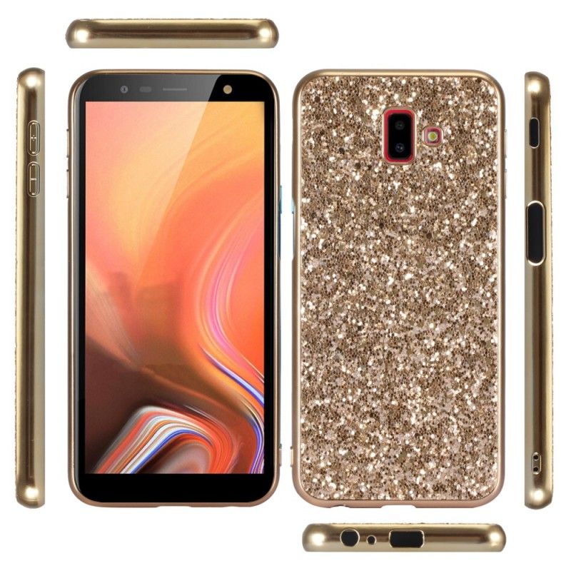 Hülle Samsung Galaxy J6 Plus Rot Handyhülle Ich Bin Glitzernd