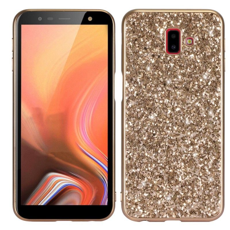 Hülle Samsung Galaxy J6 Plus Rot Handyhülle Ich Bin Glitzernd