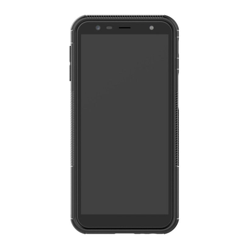 Hülle Samsung Galaxy J6 Plus Schwarz Ultrawiderstand