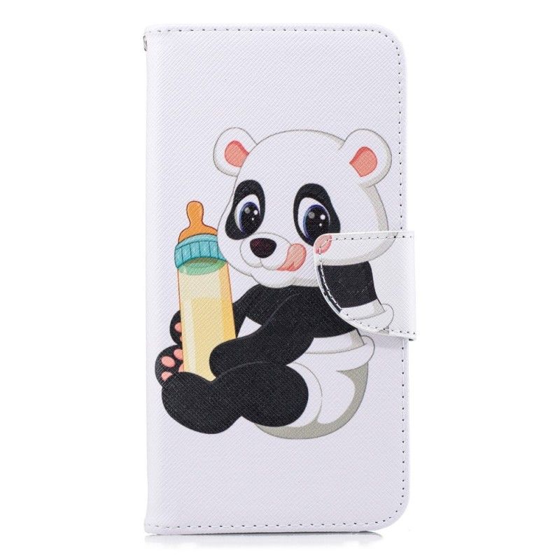 Lederhüllen Samsung Galaxy J6 Plus Handyhülle Babypanda