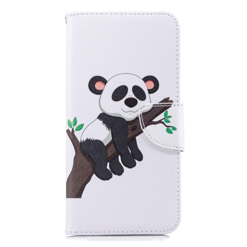 Lederhüllen Samsung Galaxy J6 Plus Handyhülle Fauler Panda