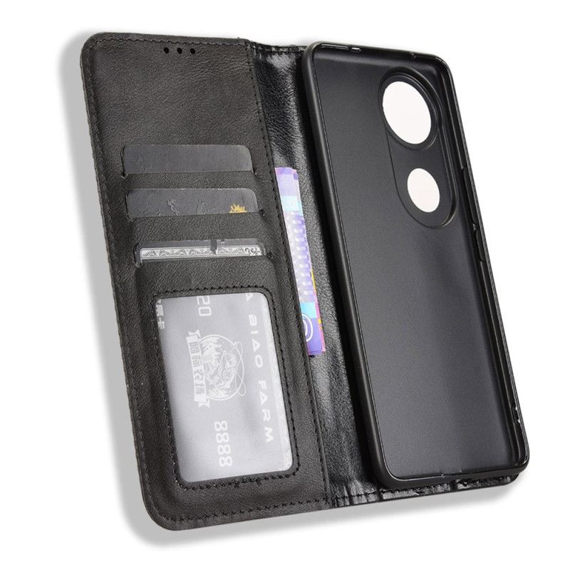 Flip Case Für Vivo V50 5g Vintage-fries