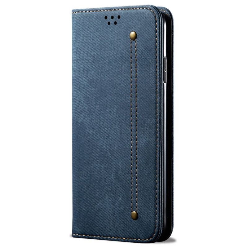 Flip Case Vivo V50 5g Denim-stoff