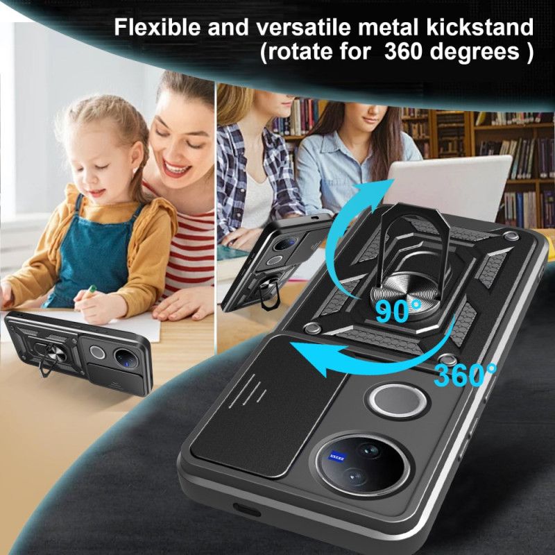 Hülle Für Vivo V50 5g Schiebe-kameraabdeckung Und -halterung