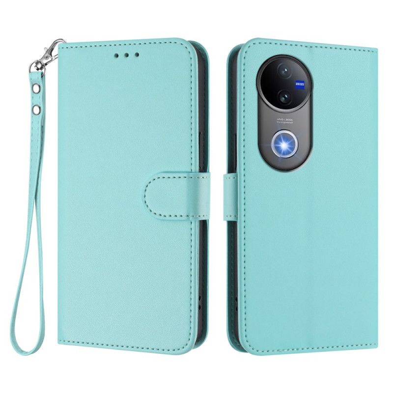 Lederhüllen Vivo V50 5g Handyhülle Kunstleder Mit Riemen