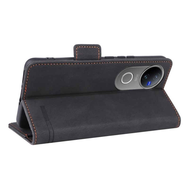 Lederhüllen Vivo V50 5g Metallische Verzierungen