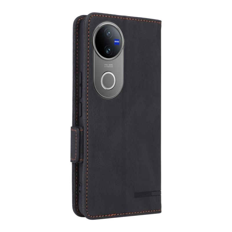 Lederhüllen Vivo V50 5g Metallische Verzierungen