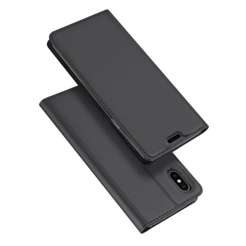 Flip Case iPhone XS Max Schwarz Erstklassige Serie