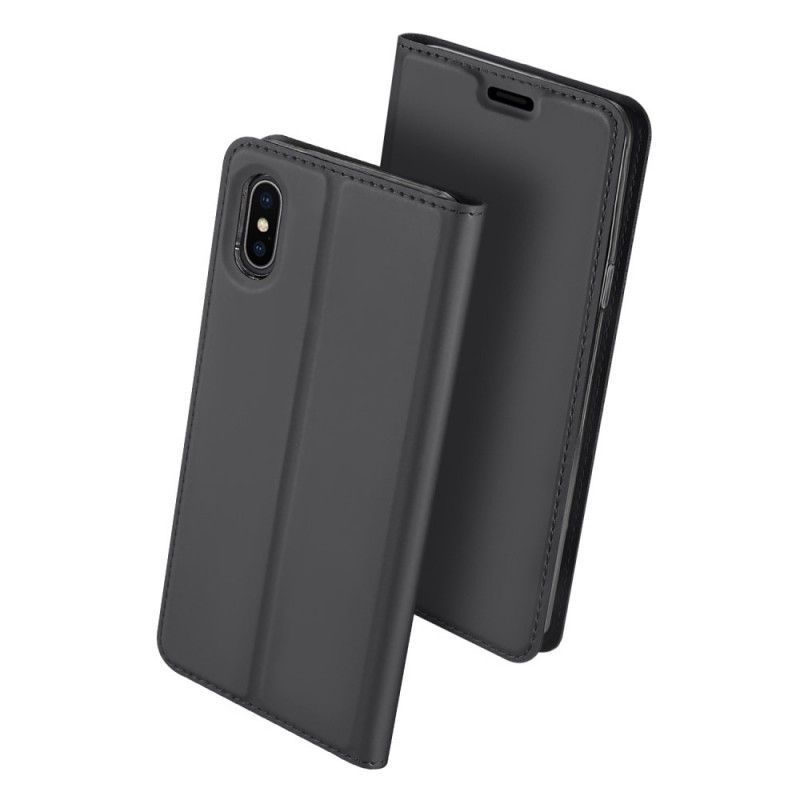 Flip Case iPhone XS Max Schwarz Erstklassige Serie