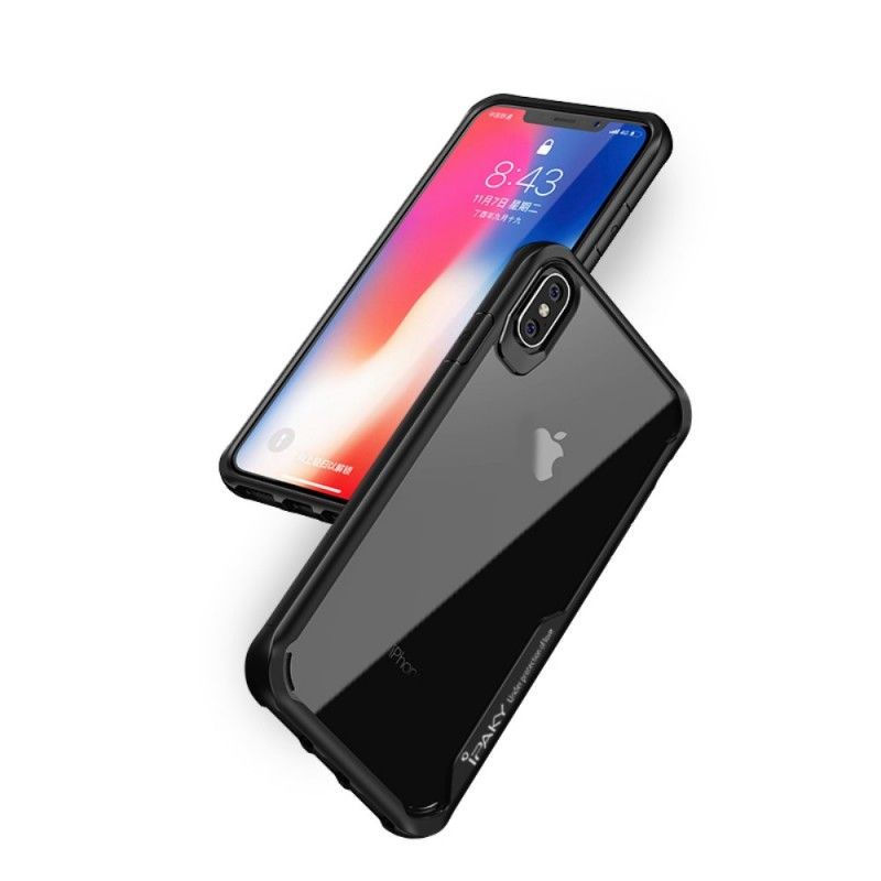 Hülle Für iPhone XS Max Schwarz Ipaky Hybrid-Serie