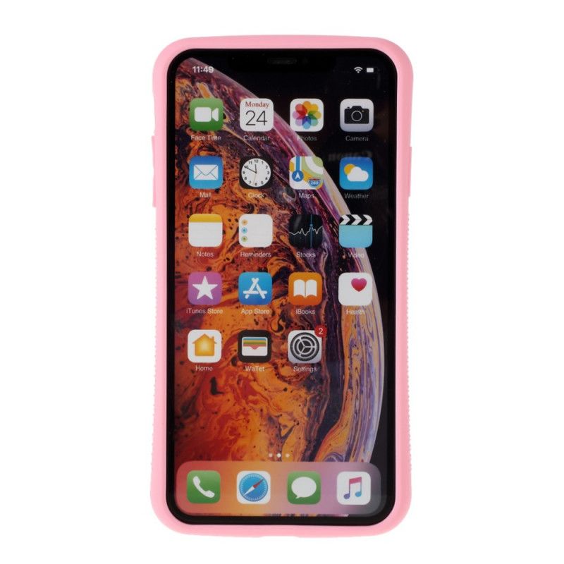 Hülle iPhone XS Max Pink Macace-Serie Des Iface Mall