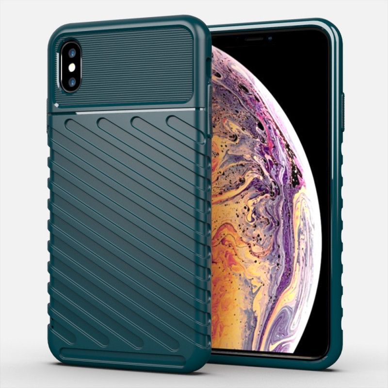 Hülle iPhone XS Max Schwarz Donnerserie