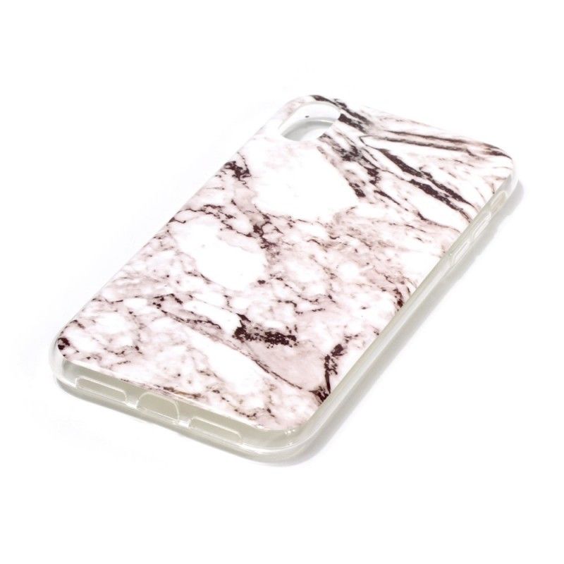 Hülle iPhone XS Max Schwarz Marmoreffekt