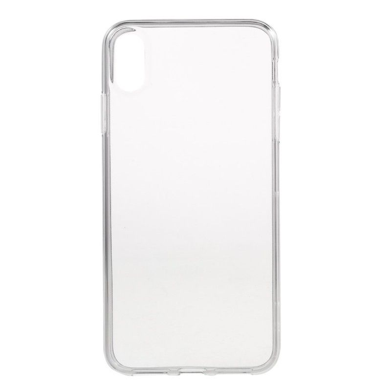 Hülle iPhone XS Max Transparent Transparent Gefärbtes Silikon