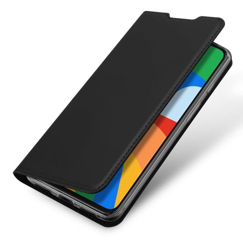 Flip Case Google Pixel 5 Schwarz Pro-Dux-Ducis-Haut