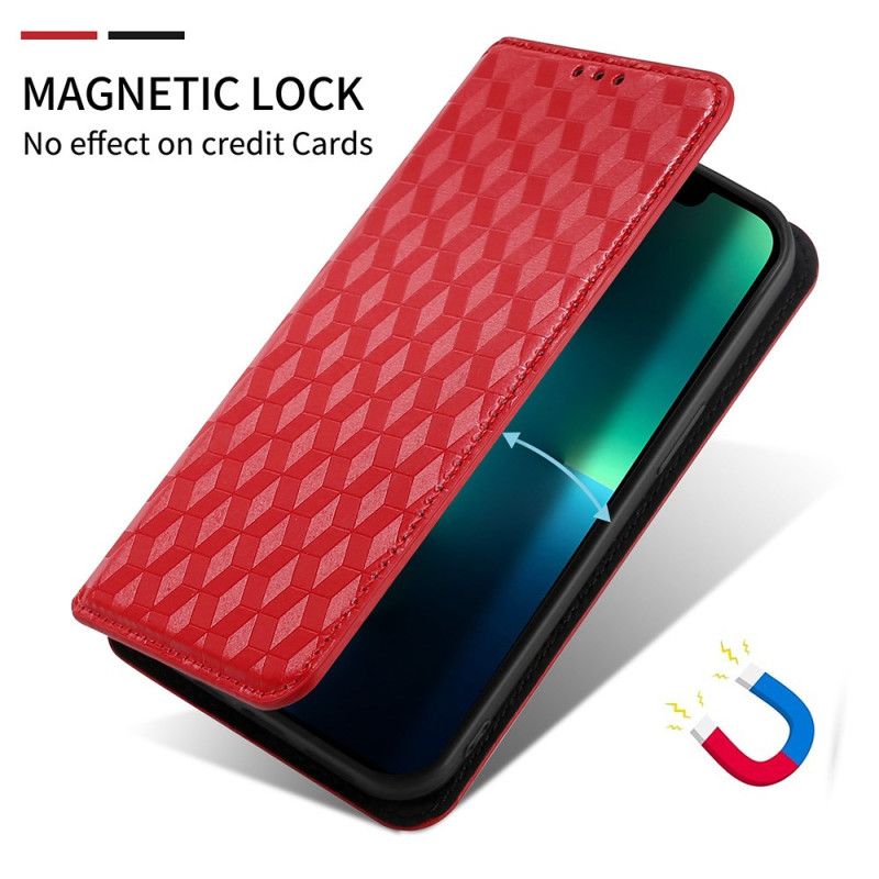 Flip Case Für Realme C75 Rautenmuster