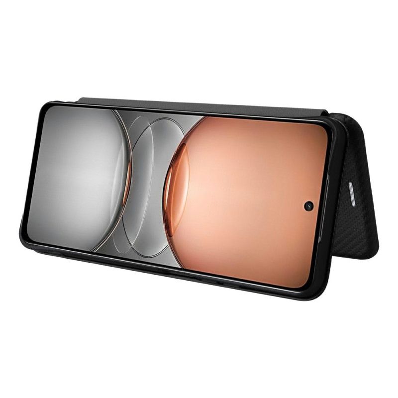Flip Case Realme C75 Handyhülle Carbonfaser