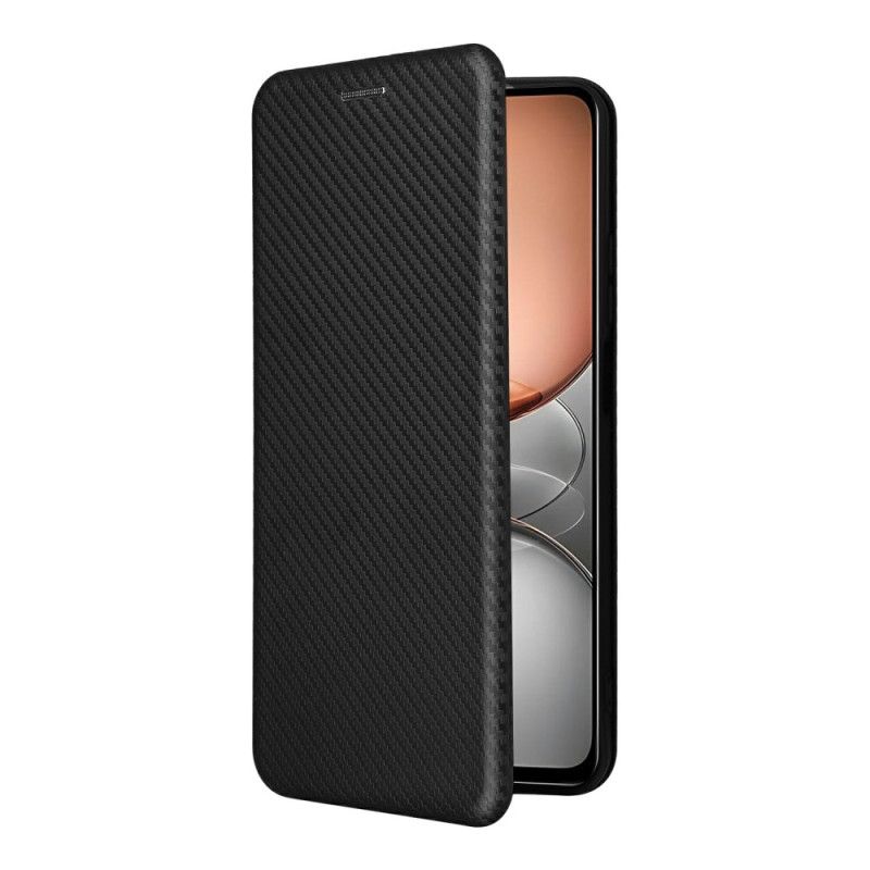 Flip Case Realme C75 Handyhülle Carbonfaser