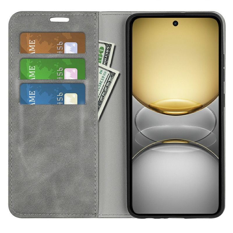 Flip Case Realme C75 Handyhülle Lederoptik